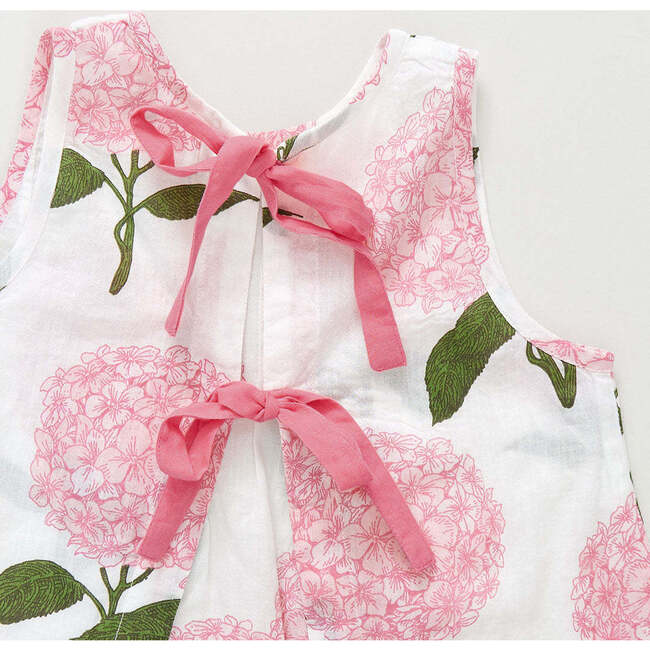 Baby Girls Jaipur Open Back Set, Pink Hydrangeas - Mixed Apparel Set - 3