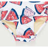 Baby Girls Arden 3/4 Zipper Front Long Sleeve Print Suit, Watermelon Puzzle - One Pieces - 3