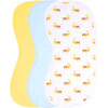 Finley Burp Cloth 3-Piece Set, White - Burp Cloths - 1 - thumbnail