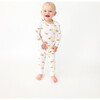 Finley Long Sleeve Basic Pajama, White - Pajamas - 4