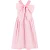 Il Pellicano Girls Eyelet Dress, Pink - Dresses - 1 - thumbnail