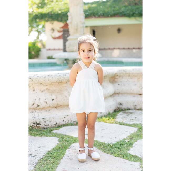 Il Pellicano Baby Girl Bubble, White - Dresses - 2