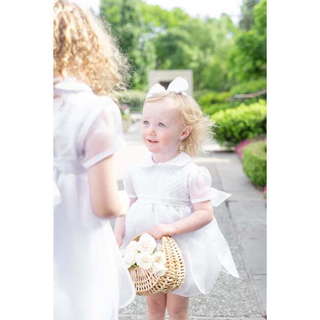 Amalfi Baby Girl Ceremony Bubble, White - Dresses - 2