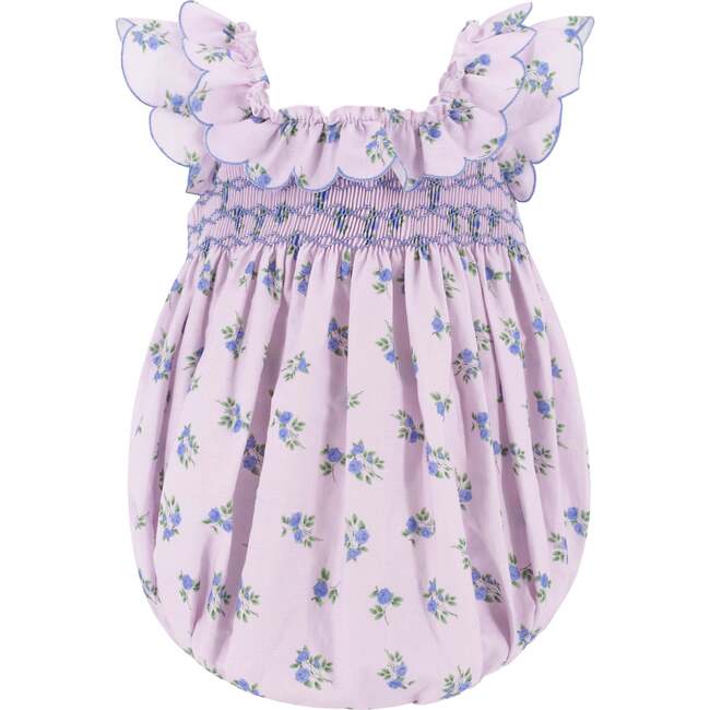 Positano Baby Girl Bubble, Lavender Floral
