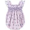 Positano Baby Girl Bubble, Lavender Floral - Onesies - 1 - thumbnail