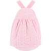 Il Pellicano Eyelet Baby Girl Bubble, Pink - Dresses - 1 - thumbnail