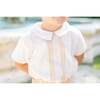 Il Pellicano Baby Boy Embroidered Button-On, White - Rompers - 4