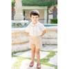 Il Pellicano Baby Boy Embroidered Button-On, White - Rompers - 5