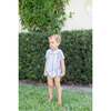 Positano Baby Boy Bubble, Lavender Stripe - Onesies - 5 - thumbnail