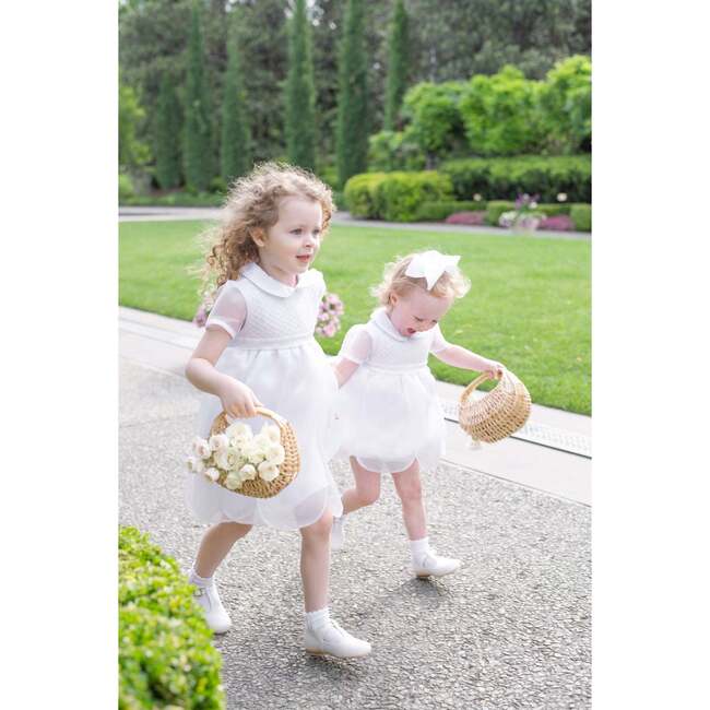 Amalfi Baby Girl Ceremony Bubble, White - Dresses - 5