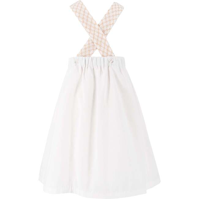 Il Pellicano Girls Statement Bow Dress, White - Dresses - 6