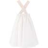 Il Pellicano Girls Statement Bow Dress, White - Dresses - 6