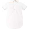Il Pellicano Baby Boy Embroidered Bubble, White - Onesies - 6 - thumbnail