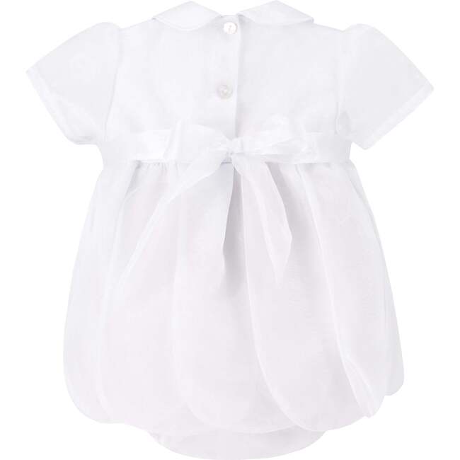 Amalfi Baby Girl Ceremony Bubble, White - Dresses - 6