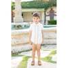 Il Pellicano Baby Boy Embroidered Bubble, White - Onesies - 7 - thumbnail