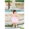 Il Pellicano Eyelet Baby Girl Bubble, Pink - Dresses - 7