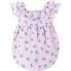 Positano Baby Girl Bubble, Lavender Floral - Onesies - 6 - thumbnail