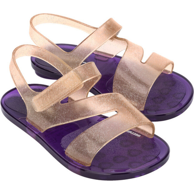 The Real Jelly Paris Baby, Purple/Yellow - Sandals - 1