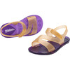 The Real Jelly Paris Baby, Purple/Yellow - Sandals - 4