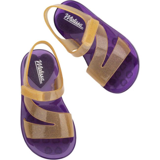 The Real Jelly Paris Baby, Purple/Yellow - Sandals - 5