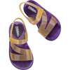 The Real Jelly Paris Baby, Purple/Yellow - Sandals - 5 - thumbnail