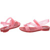 The Real Jelly Paris Kids, Pink/Red - Sandals - 4 - thumbnail