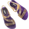 The Real Jelly Paris Kids, Purple/Yellow - Sandals - 5