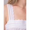Women's Maeve Strap Sleeves Nightgown, White - Nightgowns - 4