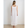 Women's Courtney Sleeveless Nightgown, White - Nightgowns - 3