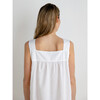 Women's Courtney Sleeveless Nightgown, White - Nightgowns - 4