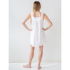 Women's Maeve Strap Sleeves Nightgown, White - Nightgowns - 6