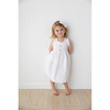 Noa Smocked With Hand Embroidery Dress, White - Dresses - 2