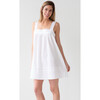 Women's Maeve Strap Sleeves Nightgown, White - Nightgowns - 7