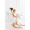 Mathilde Smocked Ruffle Sleeve Dress, White And Pink - Dresses - 2