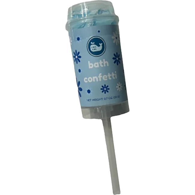 Bath Confetti Popper, Blue