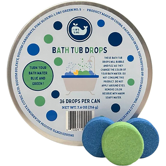 Bath Water Color Drops, Blue and Green