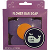 Flower Shaped Bar Soap, Purple - Body Cleansers & Soaps - 2 - thumbnail
