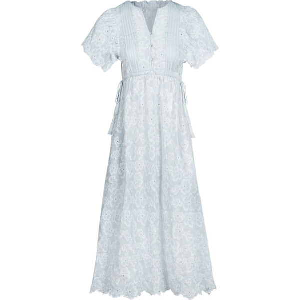 chinese dress ladies Flowing Dropped Waist Maxi Dress - Cream