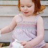 Rosie Baby Dress & Bloomer Set, Scattered Blooms - Dresses - 3