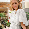 Women's Lindsay Dress, Sky Anemone - Dresses - 3