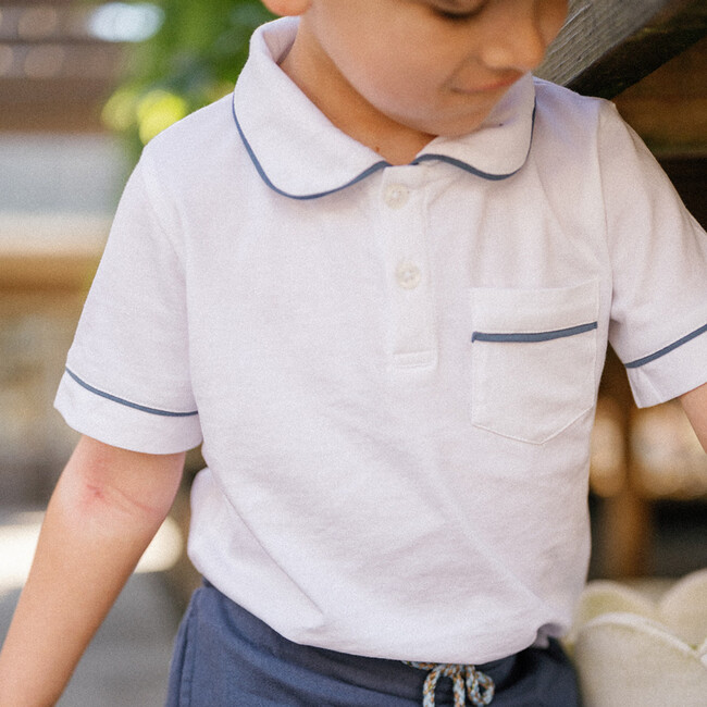 Beau Polo, Ivory - Polo Shirts - 5