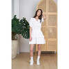 Women's Carmella Adjustable Rope Tie Dress, White - Dresses - 3