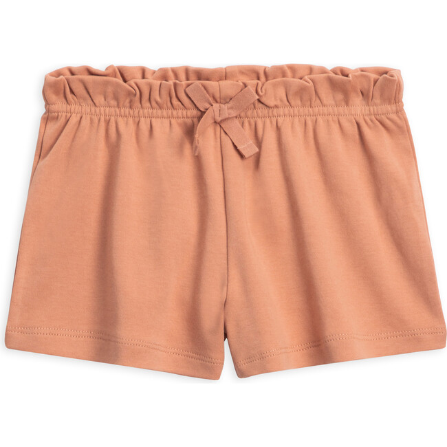 Fay Ruffle Waist Shorts, Salmon - Shorts - 1