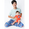 Party Pops Bamboo Star Pocket Baby Onesie, Red - Onesies - 2