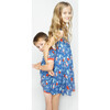 Party Pops Bamboo Short Sleeve Kids Pajama Shorts Set, Blue - Pajamas - 4
