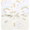 Nicky Square Plush Patoo, White - Blankets - 1 - thumbnail
