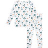 Roux Long Sleeve Basic Pajama, White - Pajamas - 1 - thumbnail