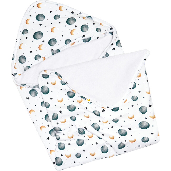 Roux Hooded Towel, White
