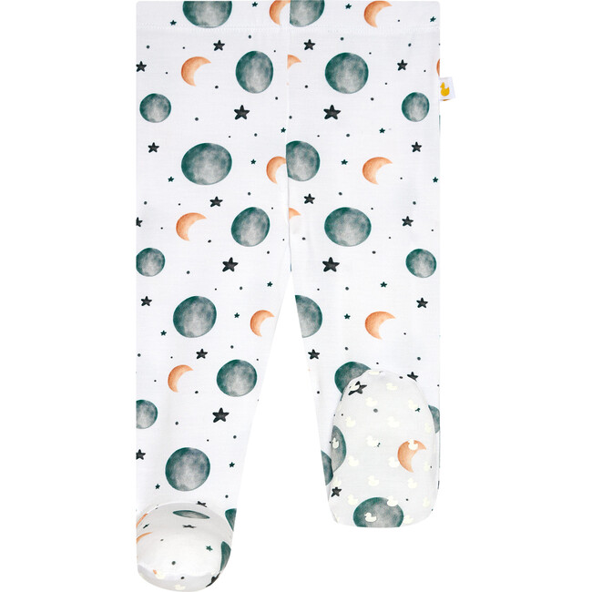 Roux Footie Legging, White - Leggings - 2