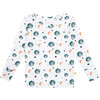 Roux Long Sleeve Basic Pajama, White - Pajamas - 2